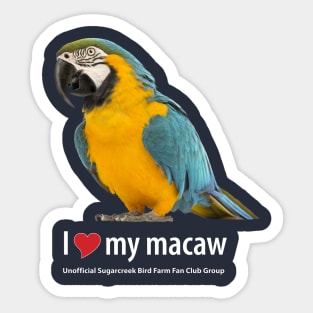 macaw (2) Sticker